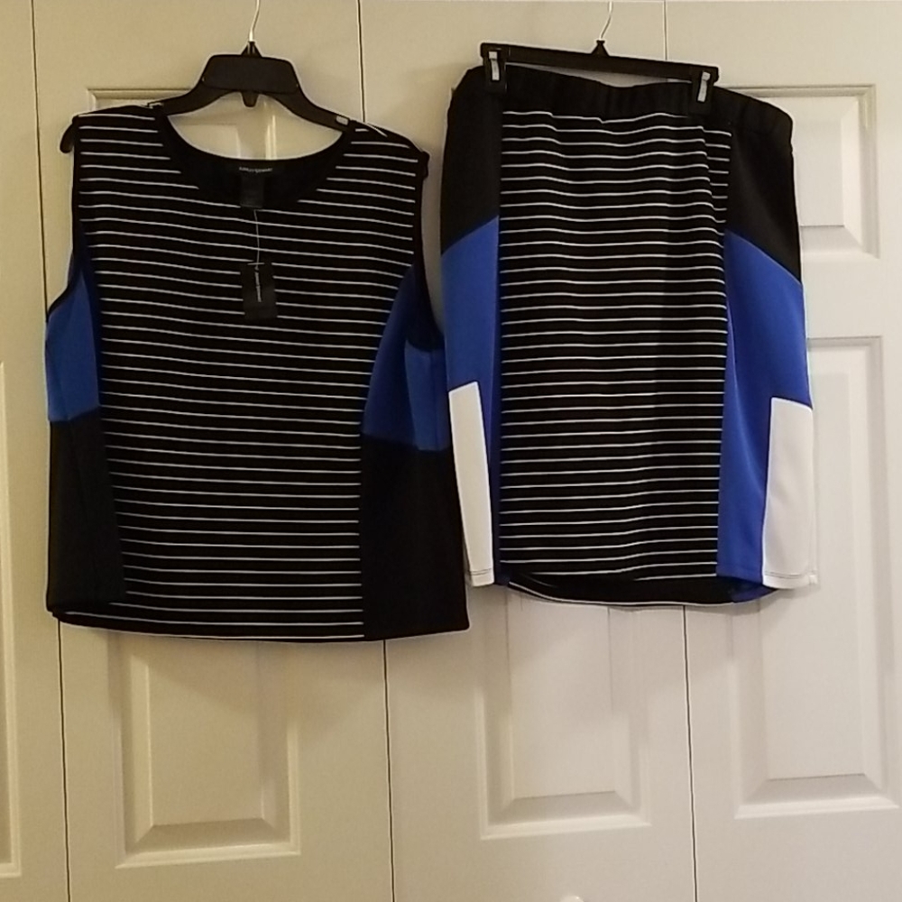 Women top and skirt combo